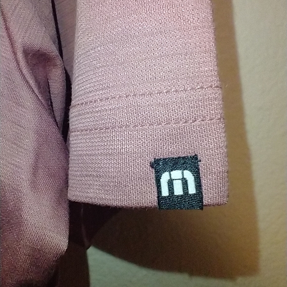 NWT Travis Mathew Bayfront Solid Polo Roan Rouge Shirt Men's sz Large - Picture 8 of 9